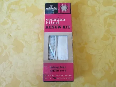 Vintage Venetian Blind Renew Kit Unused In Original Box Nice Graphics • $18.50