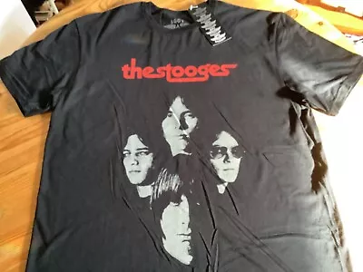THE STOOGES T-Shirt Black Size L. New Official Merch Iggy Pop Grunge Punk Rock • £14.99