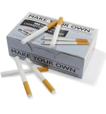 Make Your Own 100 Kingsize Rizla Empty Cigarette Filtered Tubes Concept Filter   • £8.99