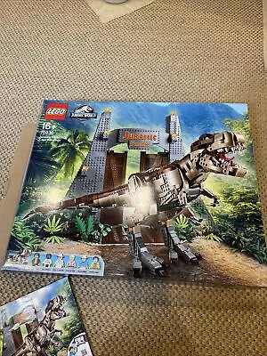 LEGO JURASSIC WORLD 75936 T. Rex Rampage -  Boxed All Pieces MISSING BOOK 2 • $450