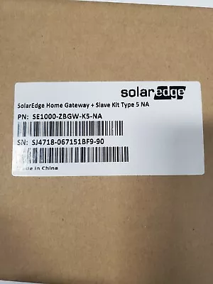 $210 • Buy Solaredge PV Solar Grid Tie Inverter SE1000-ZBGW-K5-NA  Gateway+Slave Kit Type 5