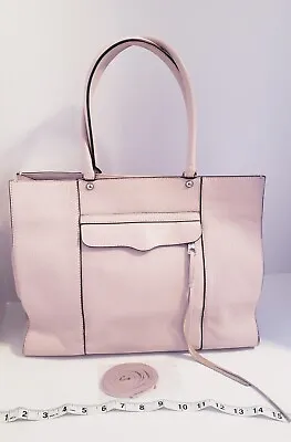 Rebecca Minkoff Leather Women's Bag MAB Tote Med/Large Dusty Pink Rose HTF EUC • $90