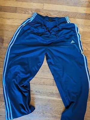 Mens Adidas ClimLite Pants Blue Size Large • $16.99