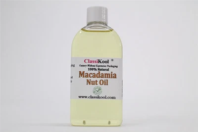 Classikool 100ml Natural Macadamia Nut Carrier Oil: Skin & Dry Hair Treatment • £5.99