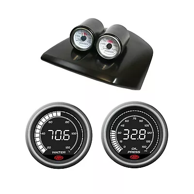 FG-X FG2 Falcon Dash Pod W/ Digital Water + Oil Pressure Gauges XR6 XR8 XR6T G6E • $275.80