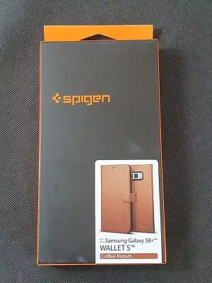 Spigen Samsung Galaxy S8+ - Coffee Brown - Wallet S • £2.87