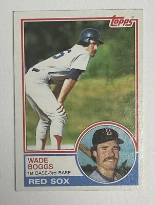 1983 Topps Baseball Wade Boggs Rookie #498 • $6