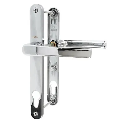 UPVC Door Handle Set Chrome 92PZ 92mm Lever Pair 200mm Fixing Hoppe Roto Resista • £53