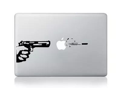 £5.49 • Buy MacBook 13  Gun Shooting Decal Sticker (compatible With All Pro/Air Versions)