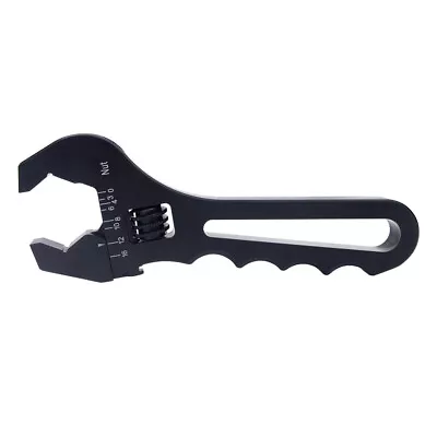 AN Hose Fitting Adjustable Wrench Spanner Lightweight Aluminum 3AN-16AN Black  • $18.69