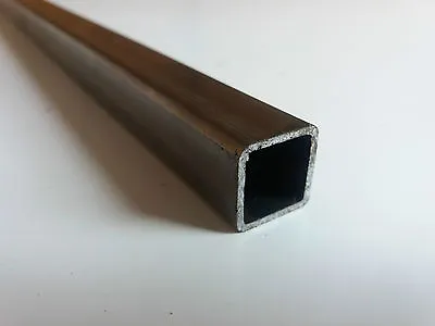 Mild Steel Box Section Square Tube Metal Pipe Lengths From 100mm To 1190mm • £4.40