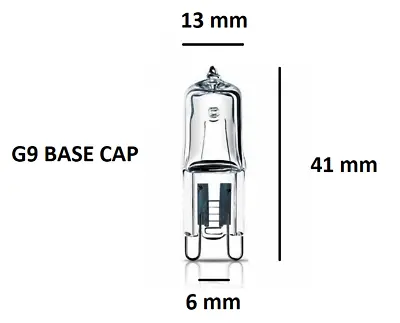 2  6  10 X G9 Halogen Light Bulbs Clear Capsule 240V 40W Watt (33w Eco Halogen) • £2.75