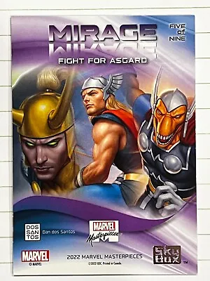 2022 Marvel Masterpieces Mirage #5 Fight For Asgard Thor Loki Beta Ray Bill😍😍* • $279.50