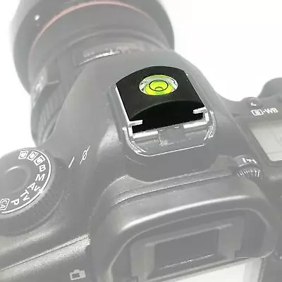 Flash Hot Shoe Cover Cap Bubble Spirit Level Camera DSLR • £2.98