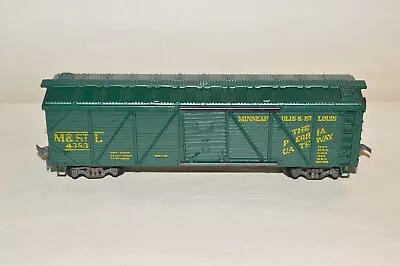 HO Scale Varney Minneapolis & St Louis Ry 40' Wood Braced Box Car Train • $1