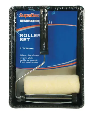 SupaDec DIY Decorating Roller Cage Frame And Tray Paint Set - 7”/175mm • £6.99