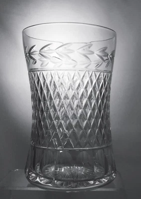 £14.99 • Buy One Royal Brierley Lead Crystal Cut Glass Vase / Glass Perfect Present B012