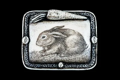 Rabbit Pin/Pendant. Moosup Valley Etched Scrimshaw Bunny Rachel Badeau • $33.15