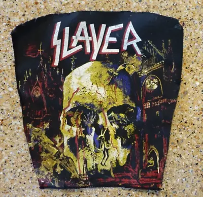 SLAYER Back Patch South Of Heaven Skull Live Undead Thrash Metal Vintage 1988 • $49.99