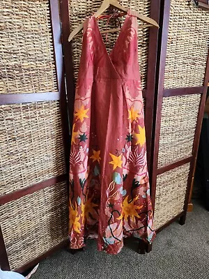 Dangerfield Stylish Wear Halter Neck Maxi Dress Size 18 Women's NEW • $20.99