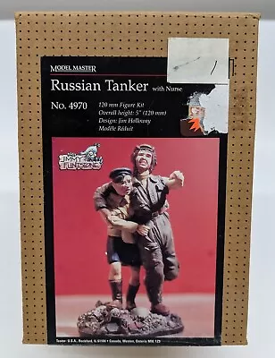 Testor Model Master Russian Tanker 1/9 Resin Figure Model Kit 4970 Open/Complete • $9