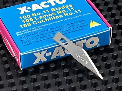 100 Blades #11 Exacto Knife Style X-Acto Hobby For Multi Tool Crafts Cutting USA • $19.99