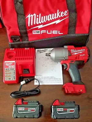 New Milwaukee M18 FUEL 1/2  High Torque 1400 Ft-lb Impact Wrench Kit 2767-22 • $569.99