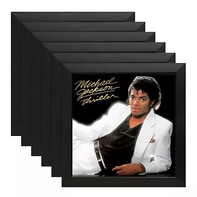 6 Vinyl Record Wall Display Frames - Free Anti Static Record Brush Included • $136.50