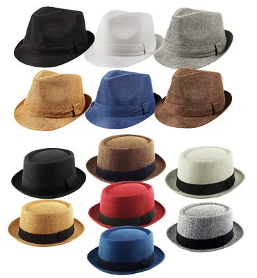 Heisenberg Breaking Bad Porkpie Classic Trilby Textured Hat Cap Mens Pork Pie • $64.42