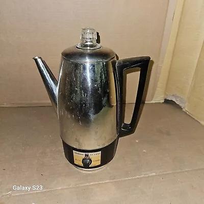 Vintage SUNBEAM Deluxe  Automatic Percolator 10 Cup Coffee Maker • $22