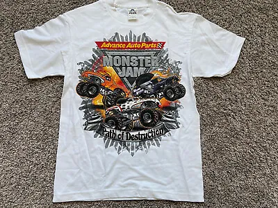 Monster Jam Men / Youth  Short Sleeve Shirt Size S  World Tour • $19.99
