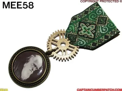 Steampunk Medal Drape Badge Brooch Charles Darwin Evolution Biology #MEE58 • $11.37