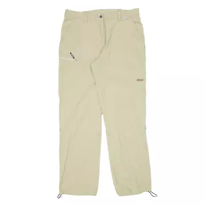 IGUANA Quick Dry Outdoor Trousers Beige Regular Straight Mens W34 L32 • £13.99