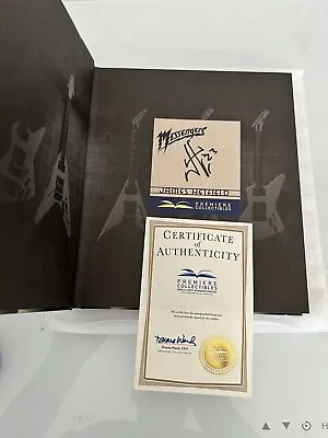 Messengers: The Guitars Of James Hetfield Metallica SIGNED Book Plate With COA • $149.99