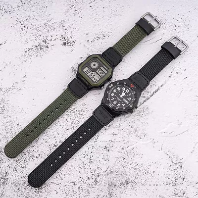 Sports Nylon Watch Band For Casio G-Shock W-S200H/800H/216H/735H • $14.18