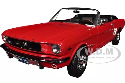 1966 Ford Mustang Convertible Signal Flare 1/18 Diecast Model By Norev 182810 • $79.99