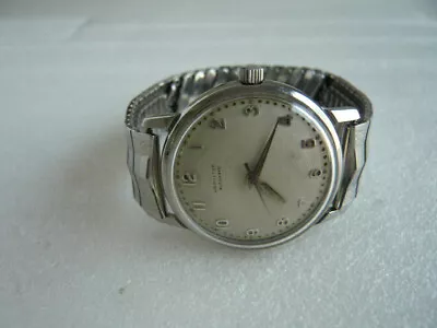 Vintage Men Automatic Watch Hamilton Stainless Steel Works Good. • $144.99