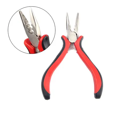 Professional Pliers For Hair Extensions 5  Micro Rings Nano Beads Extension Tool • £4.49