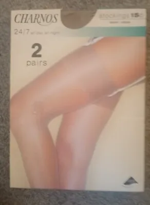 Charnos 24/7 15 Denier Stockings (2Pairs) Sherry Medium • £4.50