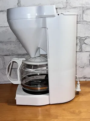 Vtg Melitta 10 Cup Coffeemaker ACM-10S White Gevalia Kaffe Coffee + 100 Filters • $40
