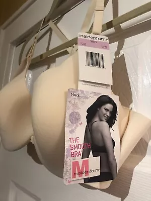 MAIDENFORM 7399 Smooth Back  Front Close T-Back Underwire Bra Size 38D  NWT • $21.99