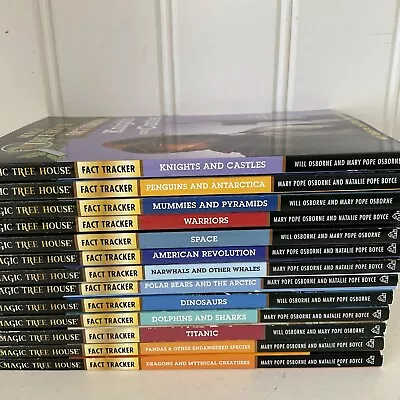 Lot Of 13 Magic Tree House  Fact Tracker Book Series RESEARCH GUIDES • $26