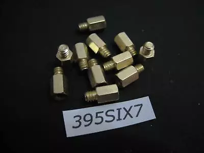 10x Brass Motherboard Standoff 6/32 Male X 6/32 Female • $2.50