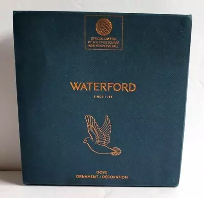 $12 • Buy Waterford Ornament Empty Box For Crystal Dove Of Peace Times Sq. 2022 Ornament