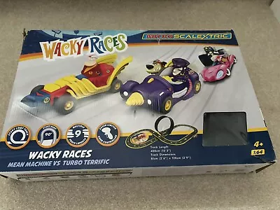 Scalextric Micro Wacky Races Slot Starter Set - G1142 • £26