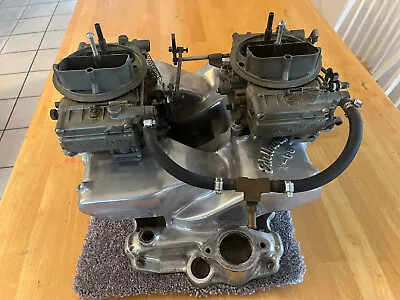 Edelbrock Vintage X-C8 Cross Ram For Small Block Chevy With Holley 600's • $850