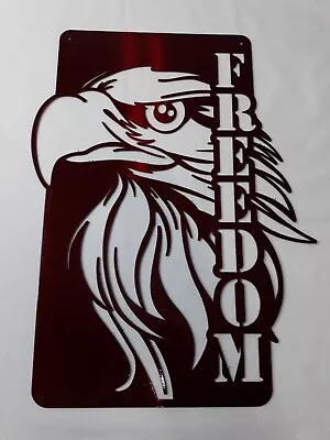 NEW  REDLINE STEEL Freedom Eagle Metal Sign (16  X 12 ) • $13.45