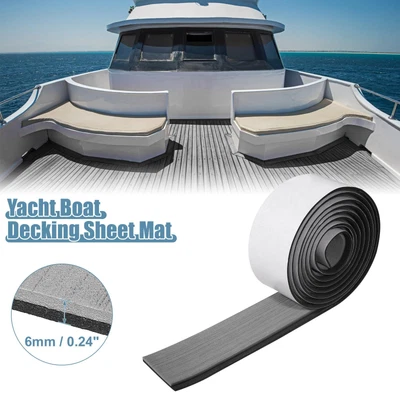 $26.63 • Buy 95 X2  EVA Decking Sheet Mat Non-Slip For Boat Yacht Marine Medium Gray Black