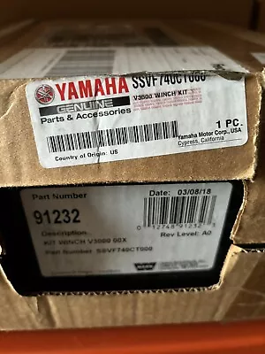 NEW Yamaha SSV-F740C-T0-00 Warn 3000lb Winch Viking • $140
