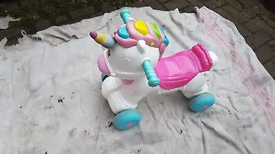 Unicorn Baby Kid Child Toy Seat Sit On Drive Ride On Push 4 Wheels • £11.99